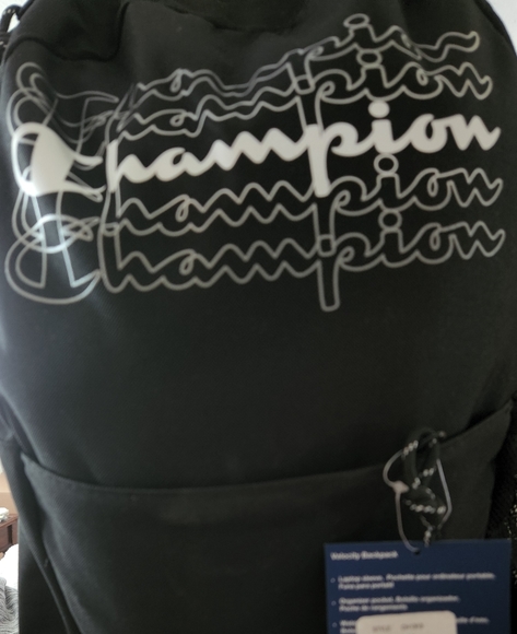NWT BLACK CHAMPION BACKPACK - Picture 2 of 12